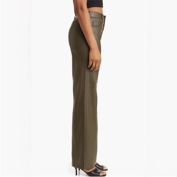 NWT Blank NYC The Franklin High Waist Faux Leather Wide Leg Pants in Sign Up - Picture 15 of 16